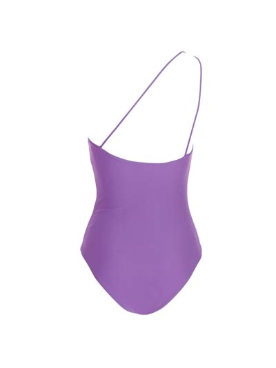 Jade Swim Apex One Shoulder One Piece Swimsuit In Purple Modesens