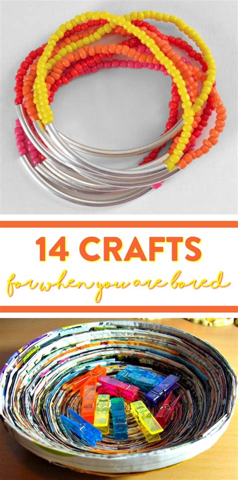 14 Craft For When You Are Bored A Little Craft In Your Day