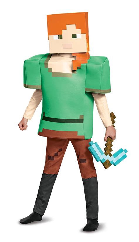 Buy Alex Deluxe Minecraft Costume Multicolor Medium 7 8 Online At
