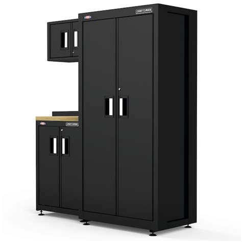 Craftsman 3 Cabinets Steel Garage Storage System In Blacksmooth 6275