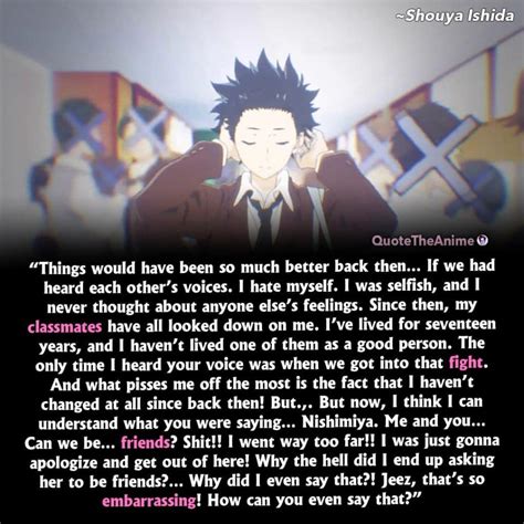 3 beautiful a silent voice quotes. 3 Beautiful A Silent Voice Quotes