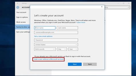 How To Create A User Account On Windows 10 About Device Riset