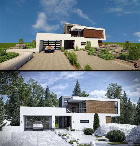 Modern house is a reasonable sized house situated in the sav. When A Talented Minecraft Player Searches 'Modern House ...