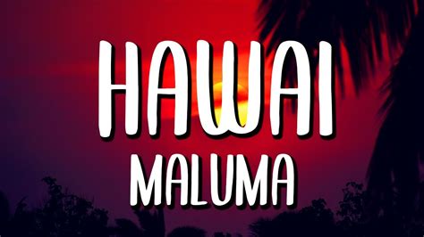 Click to see the original lyrics. Maluma - Hawái (Letra/Lyrics) Chords - Chordify