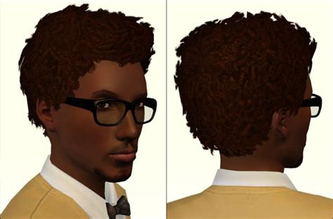 Short Afro Hairstyle By Aikeaguinea Sims 3 Hairs