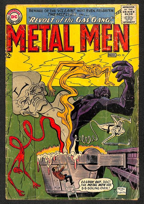 Metal Men 10 1964 Comic Books Silver Age Dc Comics Hipcomic