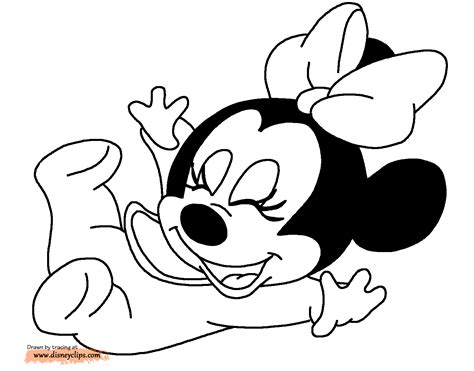 Gambar Disney Babies Coloring Pages 3 Book Page Cute Baby Mickey Di