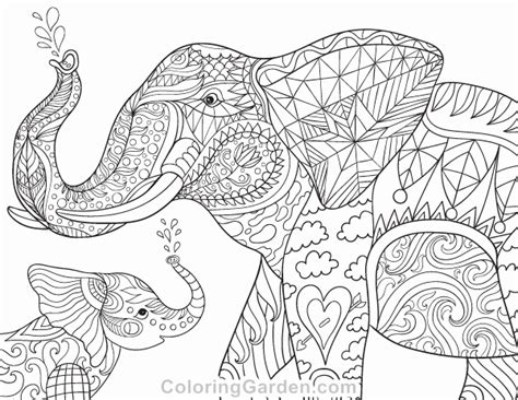 Elephant Coloring Pages Hard Elephant Coloring Pages Wolf Head Hard