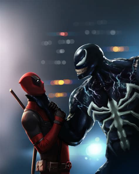 Artstation Deadpool Vs Venom