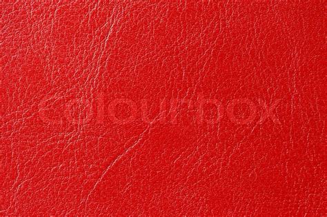 Red Glossy Artificial Leather Texture Stock Image Colourbox