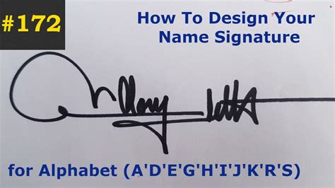 How To Design Your Name Signature Very Easily Watch This Video