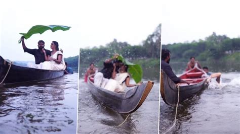 Kerala Couple Falls Off Canoe Into River While Trying To Kiss During