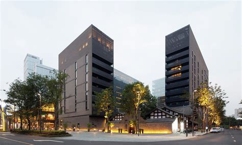 Commercial building are for business purposes and so as their architecture. The Temple House / Make Architects | ArchDaily