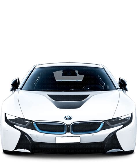 Bmw I8 2014 2020 Dimensions Front View