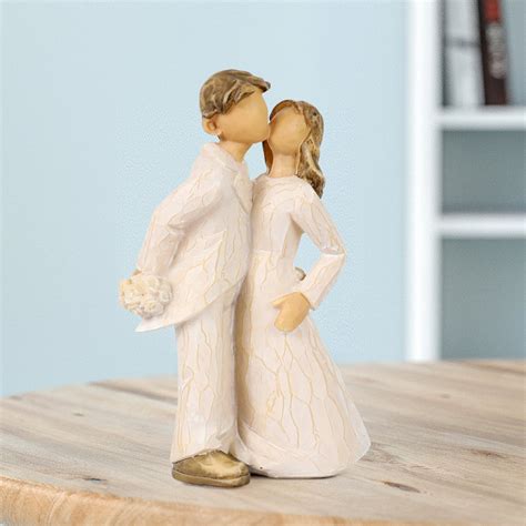 Kissing Couples Statues Sculpture Handmade Carving Figurine Etsy