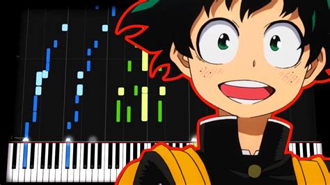 Boku No Hero Academia Op The Day Synthesia Theishter Anime On