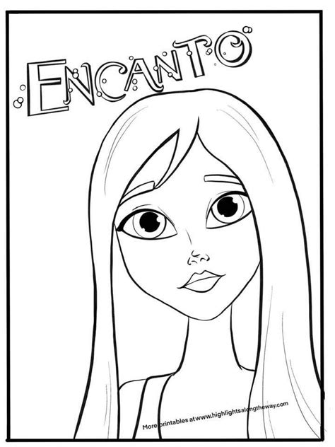 Free Printable Coloring Sheets inspired by Disney's Encanto in 2021