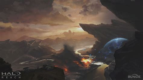 Halo Reach Concept Art Poster Halo Video Games Hd Wallpaper