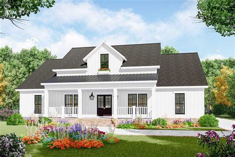 Plan 51183mm Three Bed Farmhouse Plan With Open Concept Living