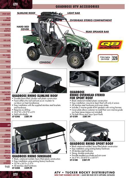 Auto Parts And Accessories Atv Side By Side And Utv Parts And Accessories
