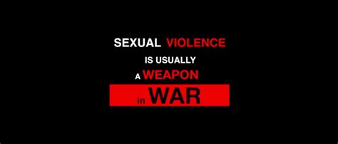 Sexual Violence As A Weapon Of War Doctors Without Borders Usa