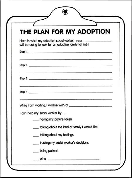 My Adoption Workbook Adoption And Foster Lifebooks From Adoption Life