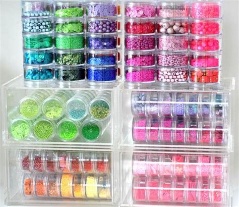 Bead Storage Idea Scrapbook Storage Scrapbook Organization Scrapbook