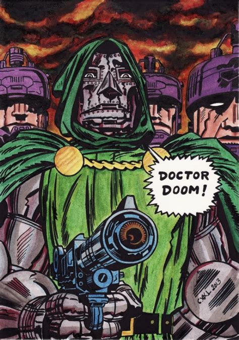 Doctor Doom After Jack Kirby In Doom Chriss Doom Chris Recreations