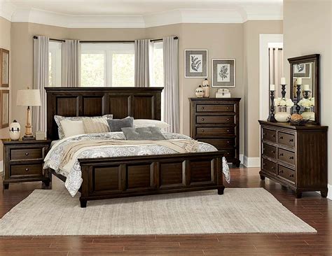 Buy your bedroom set a la carte by checking out our bedroom furniture page. Homelegance Birman Panel Bedroom Set - Dark Espresso 1768 ...