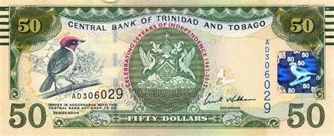 Kadar pertukaran terapung bermaksud mata wang berubah dalam nilai relatif sepanjang masa. Matawang Trinidad & Tobago (TTD) 50 Dollars - Kadar ...