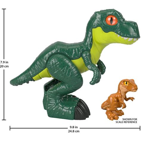 Fisher Price Imaginext Jurassic World Trex Xl Dinosaur Figure 95″ Green