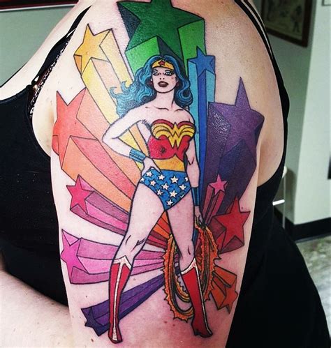 Pin By Gail On Tattoos Arms And Legs Wonder Woman Tattoo Wonder Woman