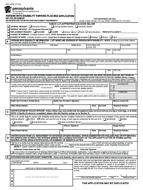 2021 Form Pa Mv 145a Fill Online Printable Fillable Blank Pdffiller