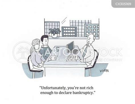 declaring bankruptcy cartoons and comics funny pictures from cartoonstock