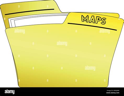 Icon Maps Folder Vector Stock Vector Image And Art Alamy