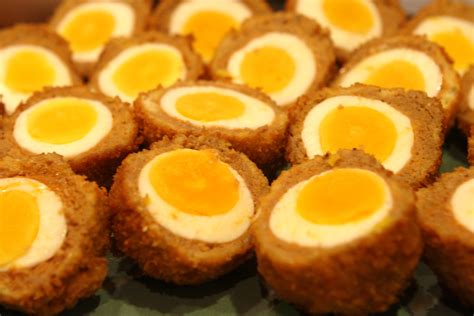 A quick breakfast packed with protein, courtesy of bill granger. Scotch Eggs with Merguez and Charmoula | KeepRecipes: Your Universal Recipe Box