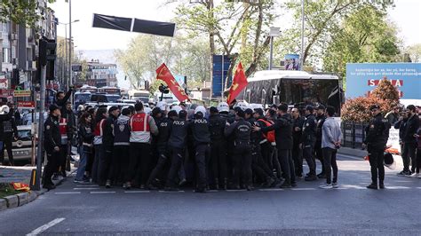 Taksim Meydanı na yürümek isteyen gruplara izin verilmedi Son Dakika