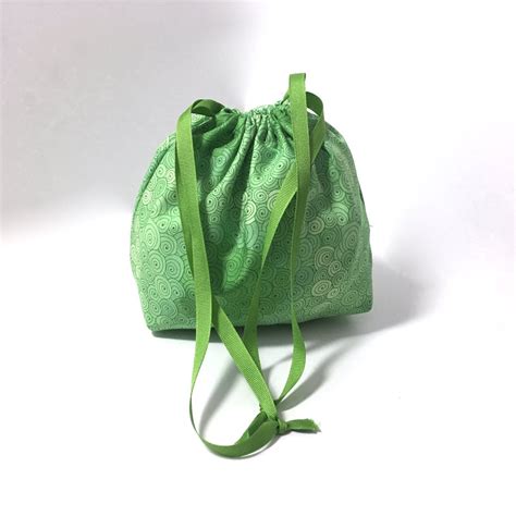 How To Sew A Super Easy Drawstring Bag With Flat Bottom Free Sewing