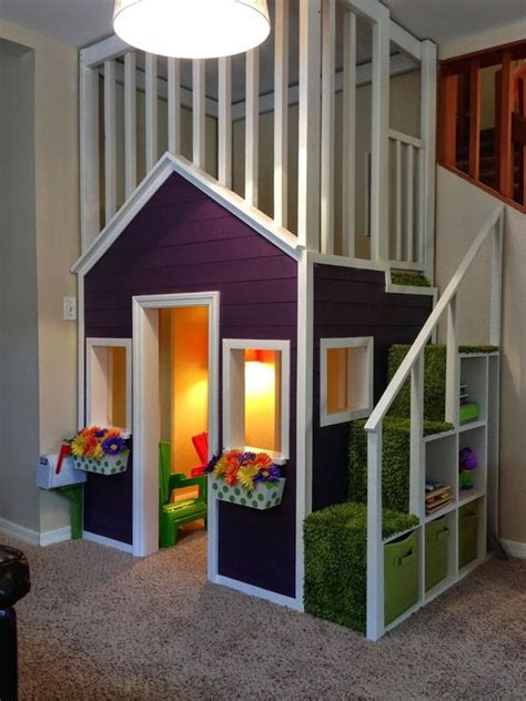 15 Awesome Indoor Playhouses For Kids Homemydesign Indoor Playhouse
