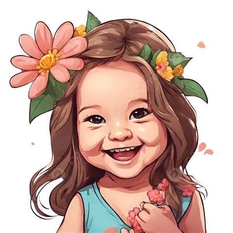 Baby Girl S Smiles And Blooms Cute Baby Girl Girl Baby Png