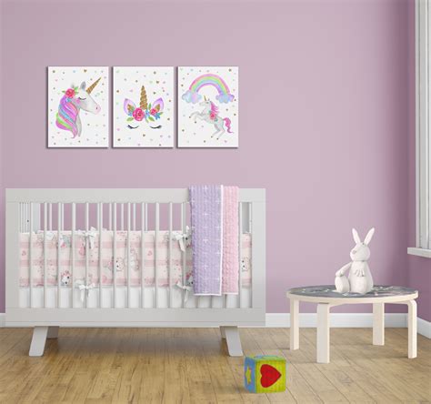 It can be confusing and sometimes you don't know where to. Super Cute Unicorn Canvas Wall Art for Girl's Bedroom | AMZFDD