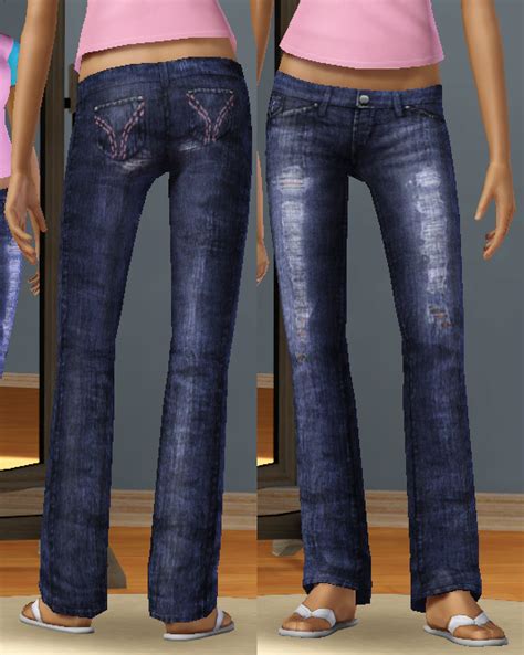 Mod The Sims Aftf Venice Destroyed Jeans