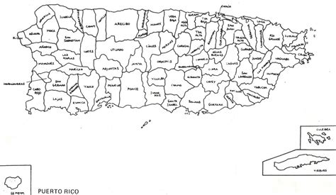 Mapa De Pr Con Sus Municipios