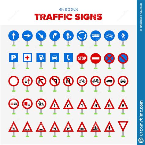 حتى كلب تصويب Standard Traffic Signs