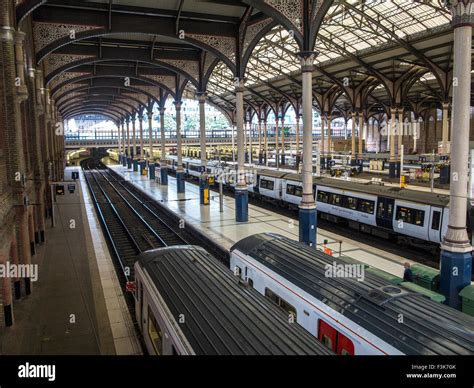Trains In Liverpool Street Station London Stock Photo Royalty Free
