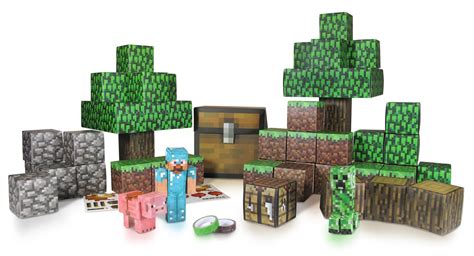 12 Minecraft Papercraft Overworld Deluxe Paper Crafts