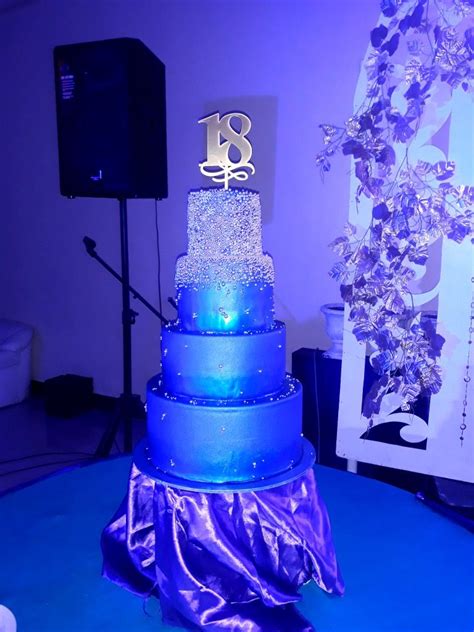 Midnight Blue Themed Debut Cake Debut Ideas Midnight Blue