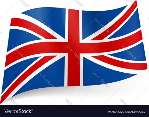 National Flag Of Great Britain Called Union Jack Vector Image