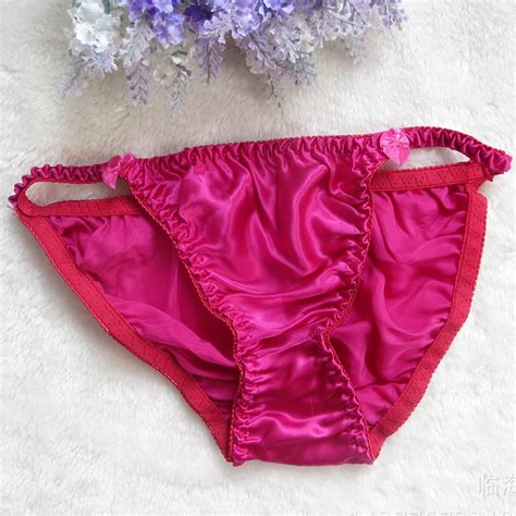 Wisstt 100 Silk Womens Panties Sexy Thong Underwear Woman Bikini Sets Intimates Briefs Woman