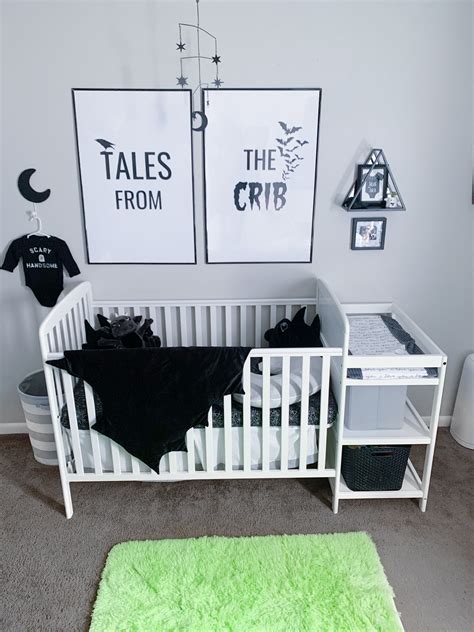 Spooky Nursery Nursery Baby Room Goth Baby Gothic Baby